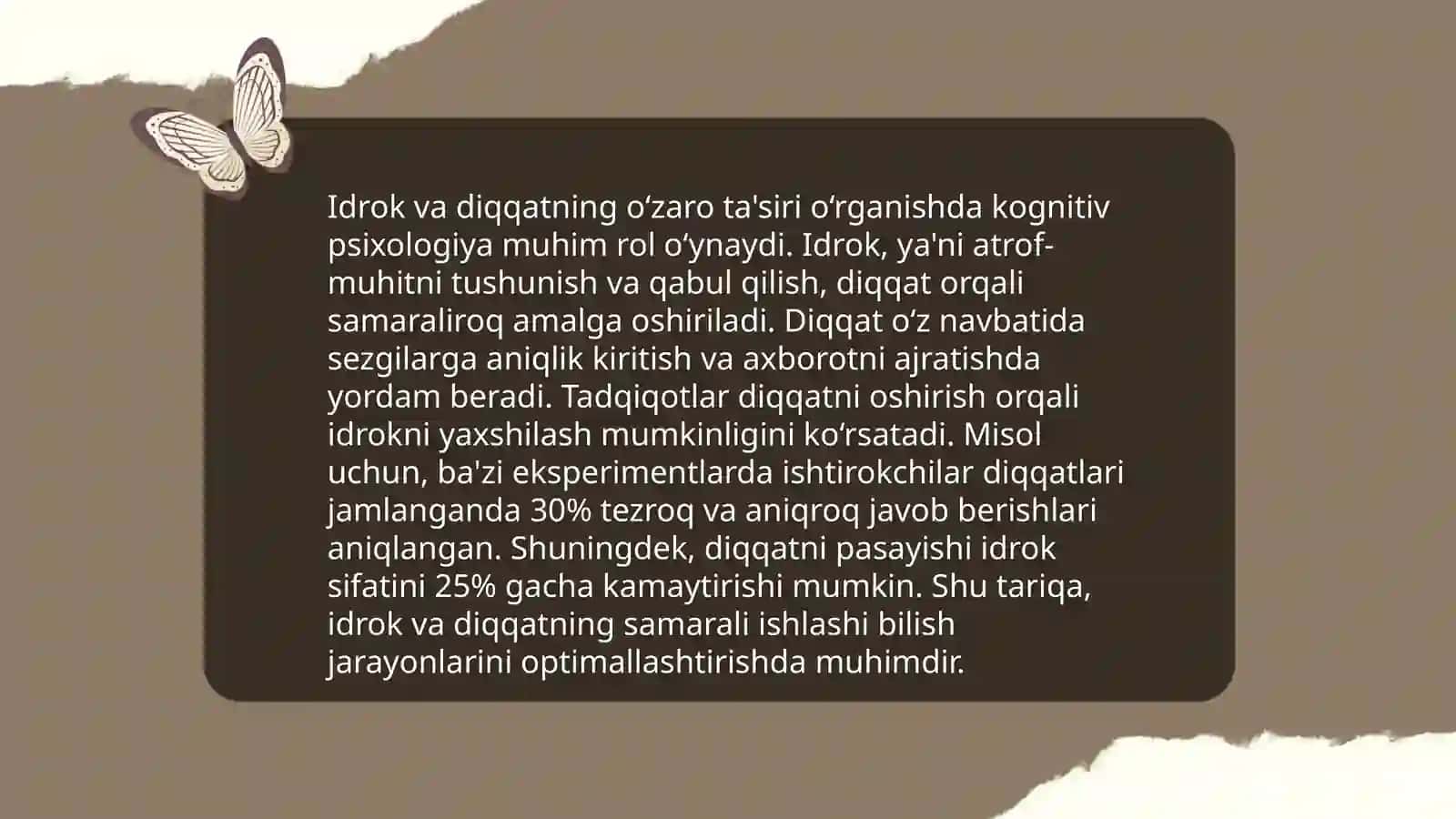 Idrokning psixologik mohiyati, fiziologiyasi 4