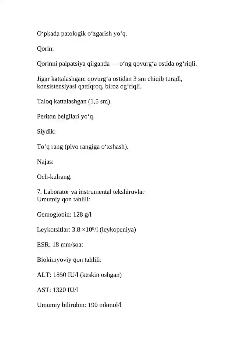 Gepatit B kasallik tarixi 4