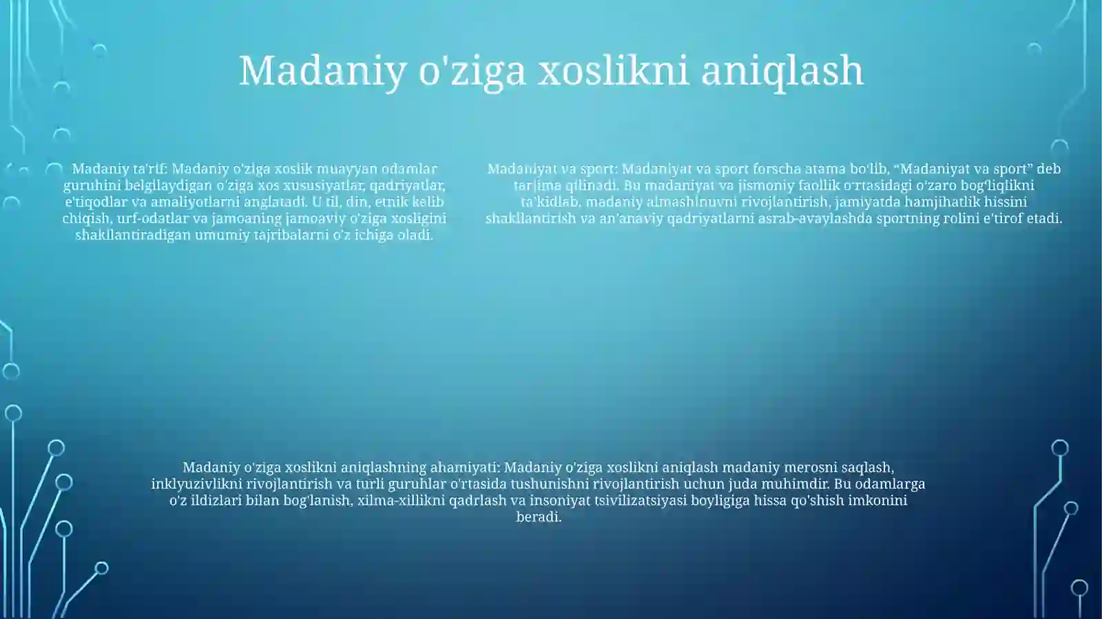 Madaniyat Va Sport 4