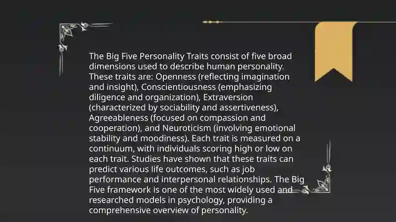 Trait Theory 4