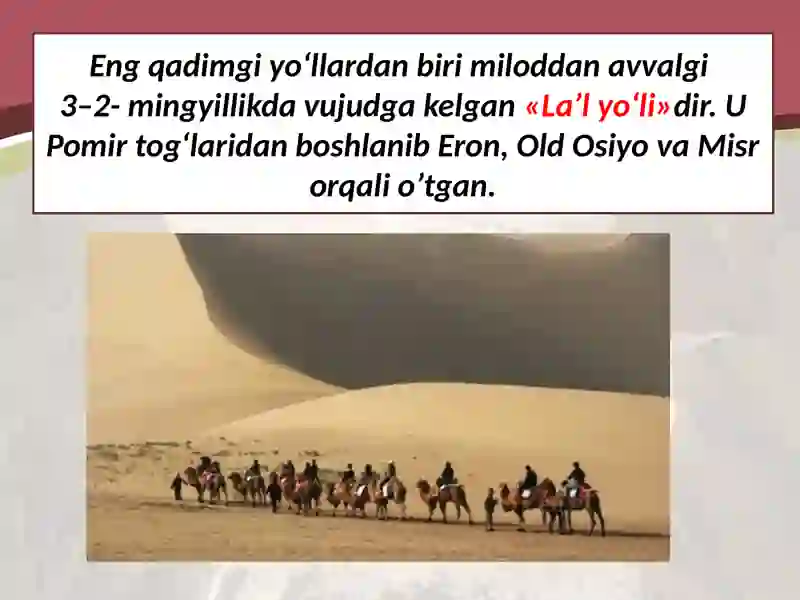 Buyuk Ipak yo‘li 4