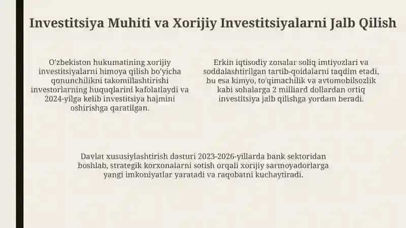O'zbekistonning Jahon Iqtisodiyotiga Integratsiyasi: Tarix va Asosiy Yo'nalishlar 4