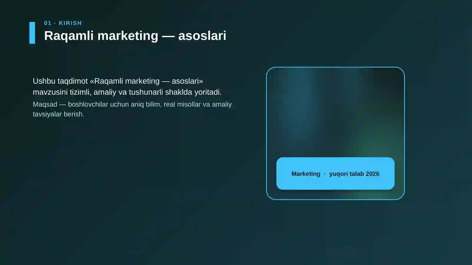 Raqamli marketing — asoslari 4