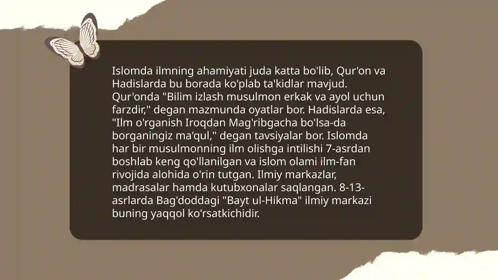 Islom qadriyatlari va ma'rifati 4