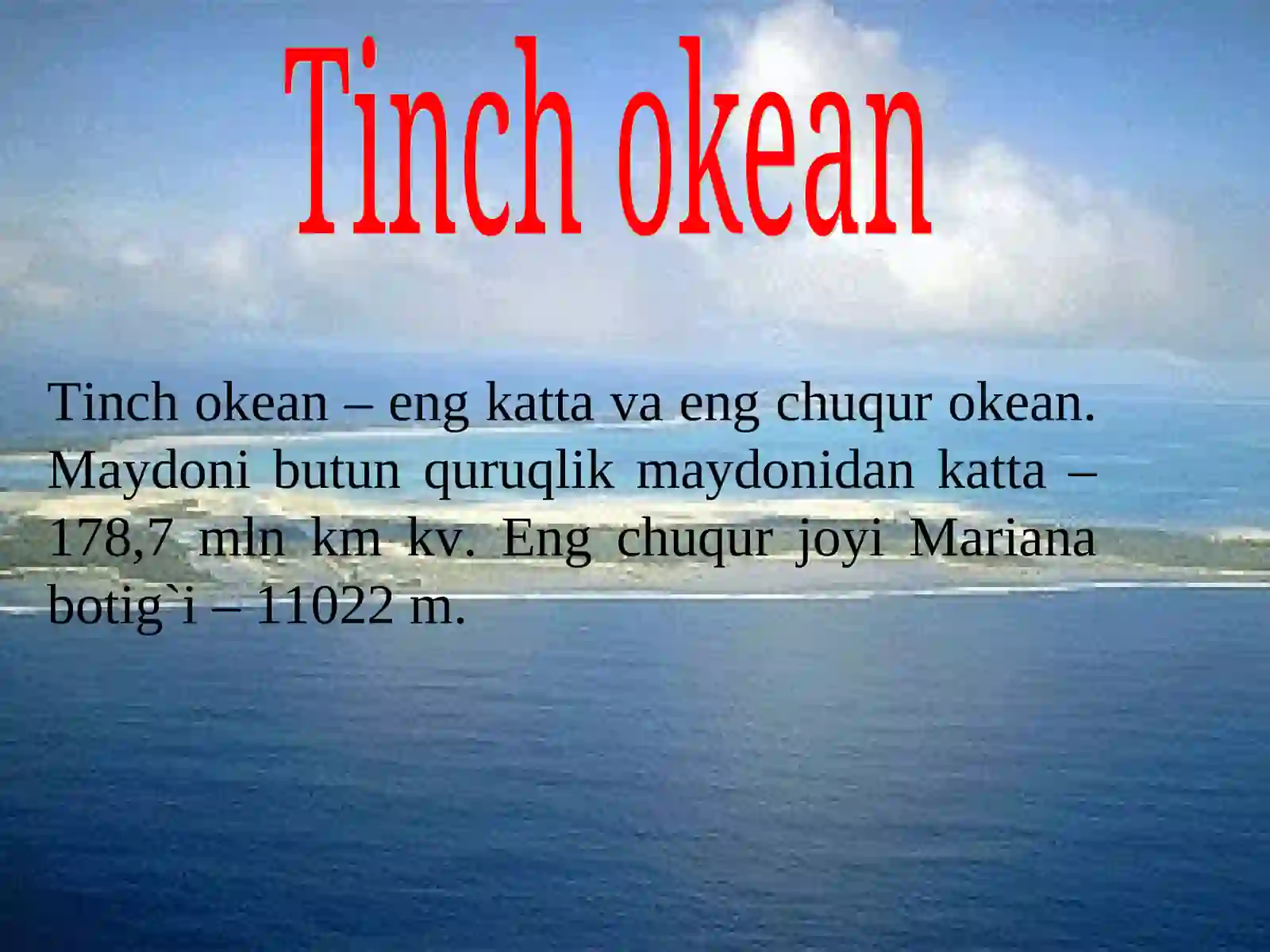 Tinch okeani 4