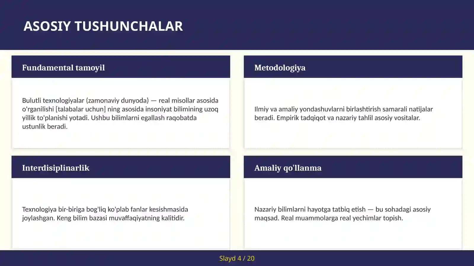 Bulutli texnologiyalar (zamonaviy dunyoda) — real misollar asosida o'rganilishi [talabalar uchun] 4