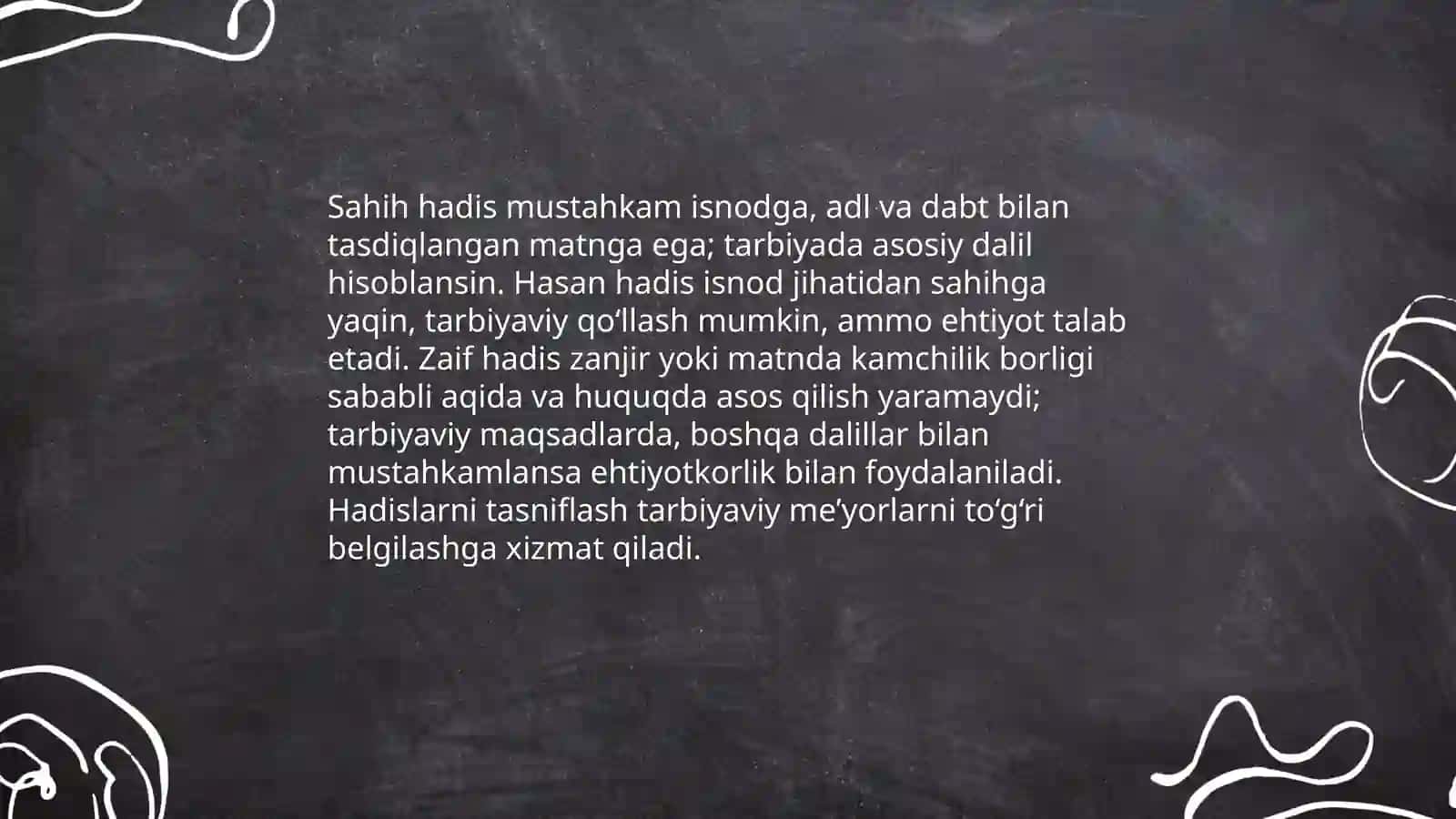 Hadis ilmi va uning tarbiyaviy ahamiyati 4