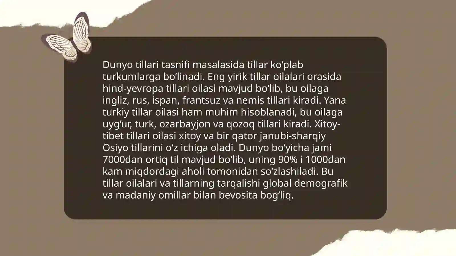 Dunyo tillari 4