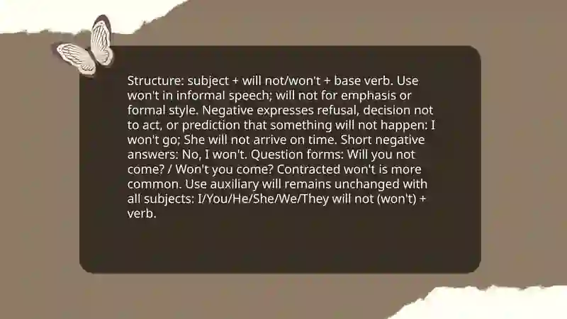 Future simple tense 4