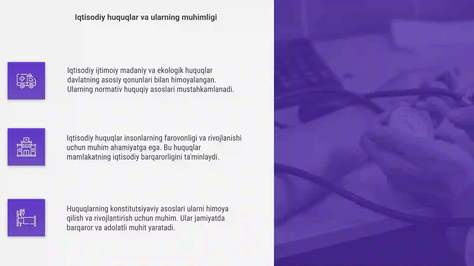 Iqtisodiy ijtimoiy madaniy va ekologik huquqlarning konstitutsiyaviy asoslari 4