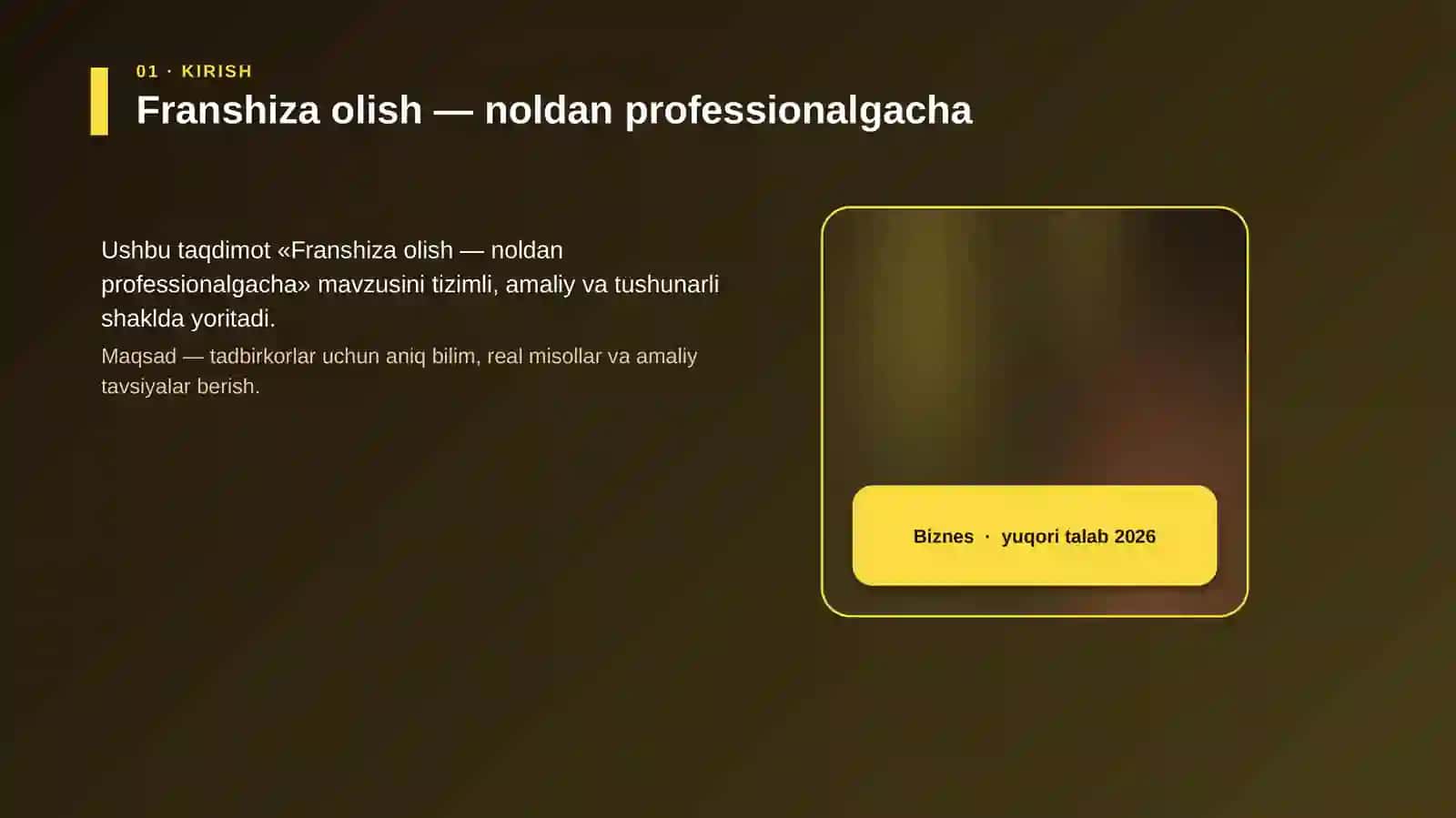 Franshiza olish — noldan professionalgacha 4
