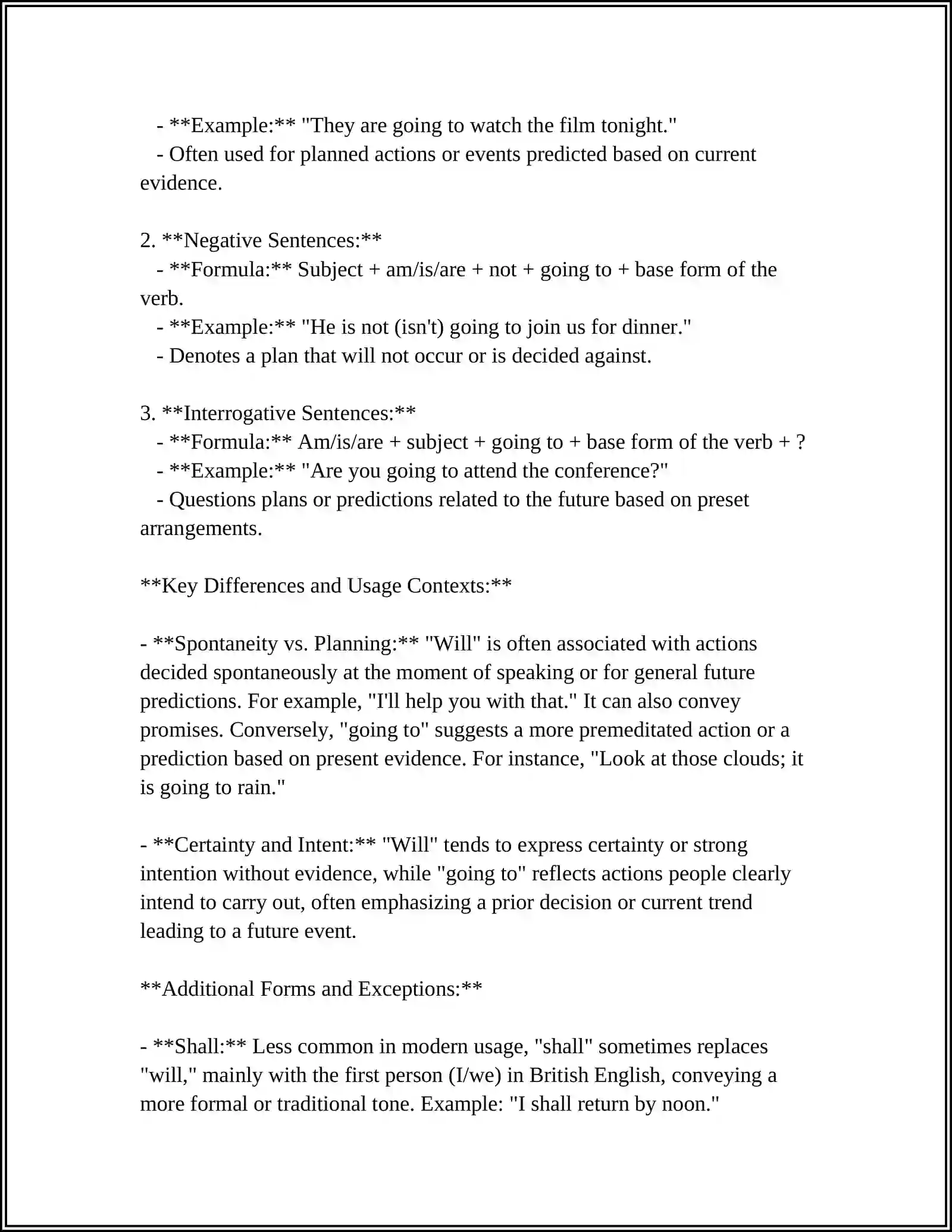 FUTURE SIMPLE TENSE 4