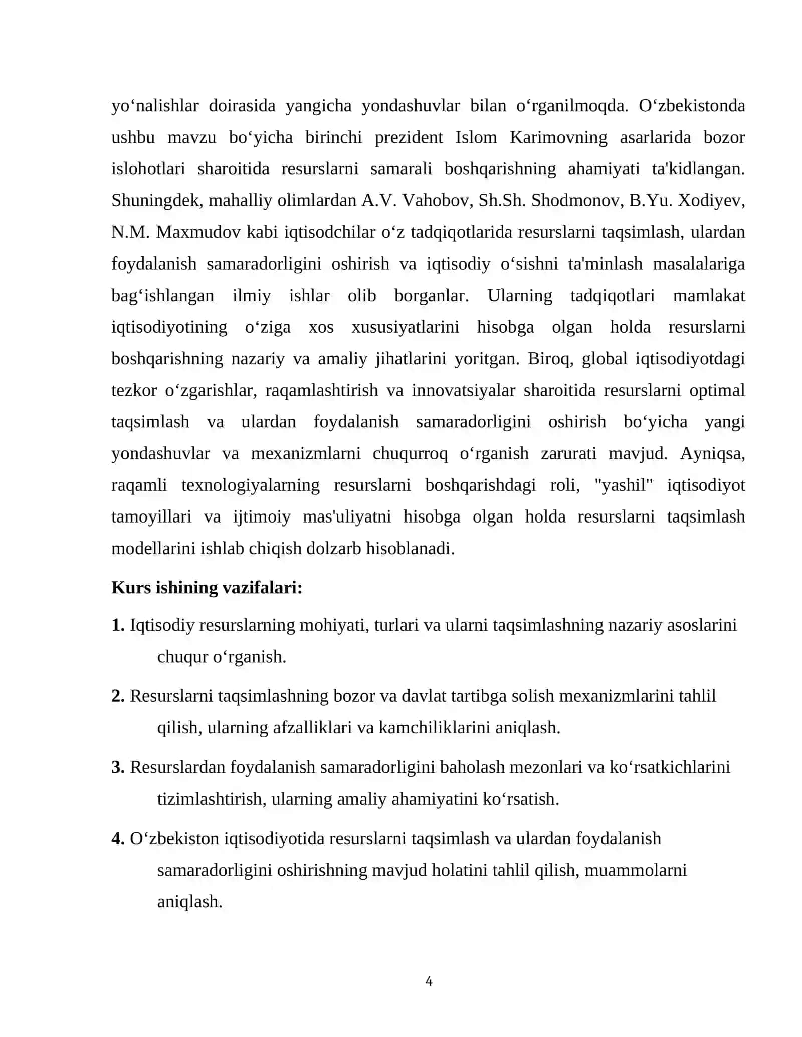 IQTISODIY RESURSLARNI OPTIMAL TAQSIMLASH 4
