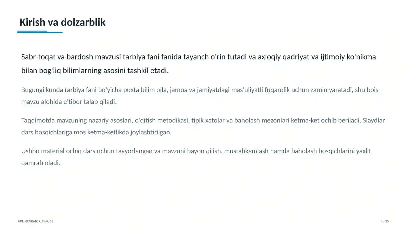 Sabr-toqat va bardosh (5-sinf) 3
