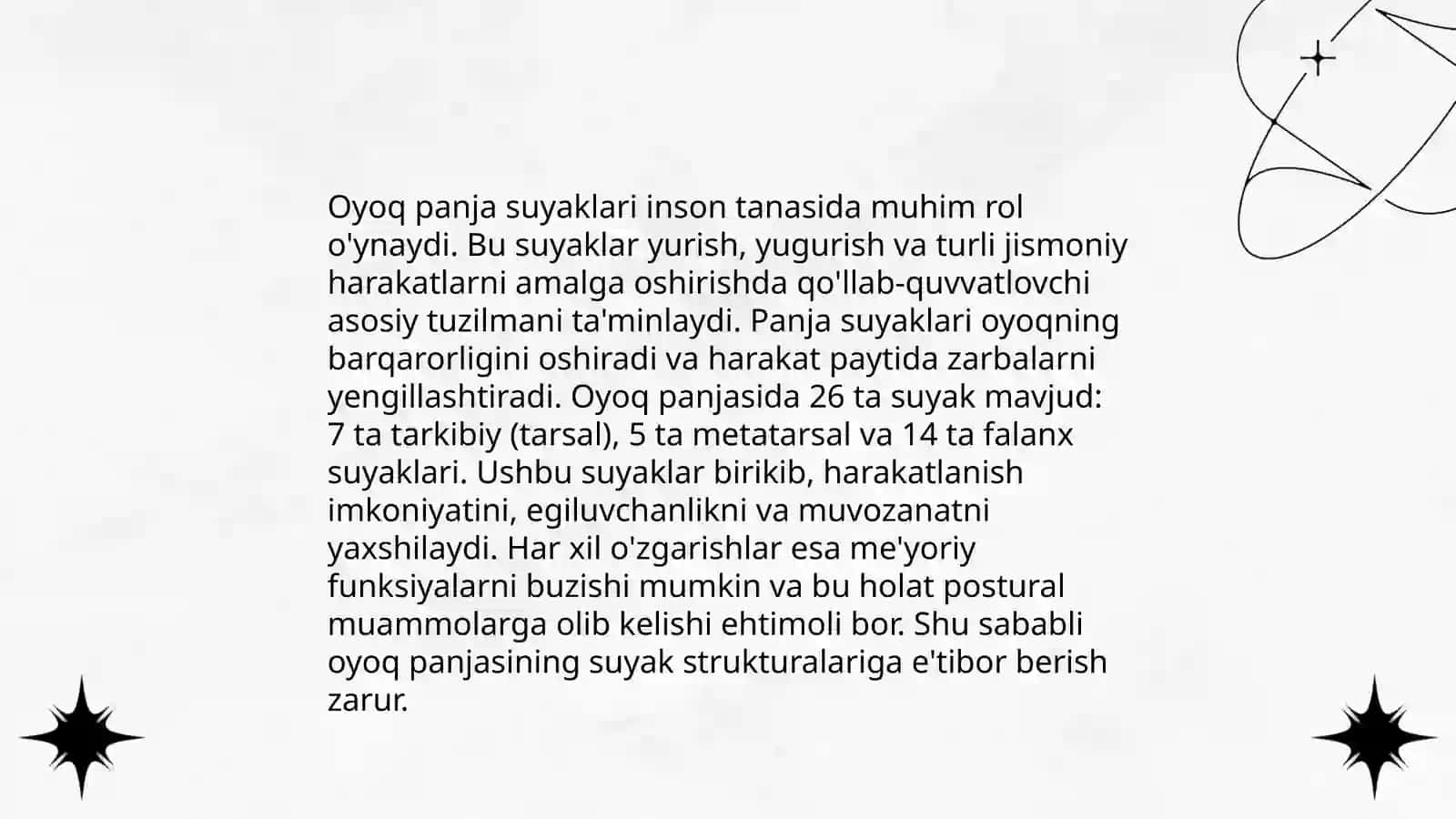 Oyoq Panja Suyaklari 4