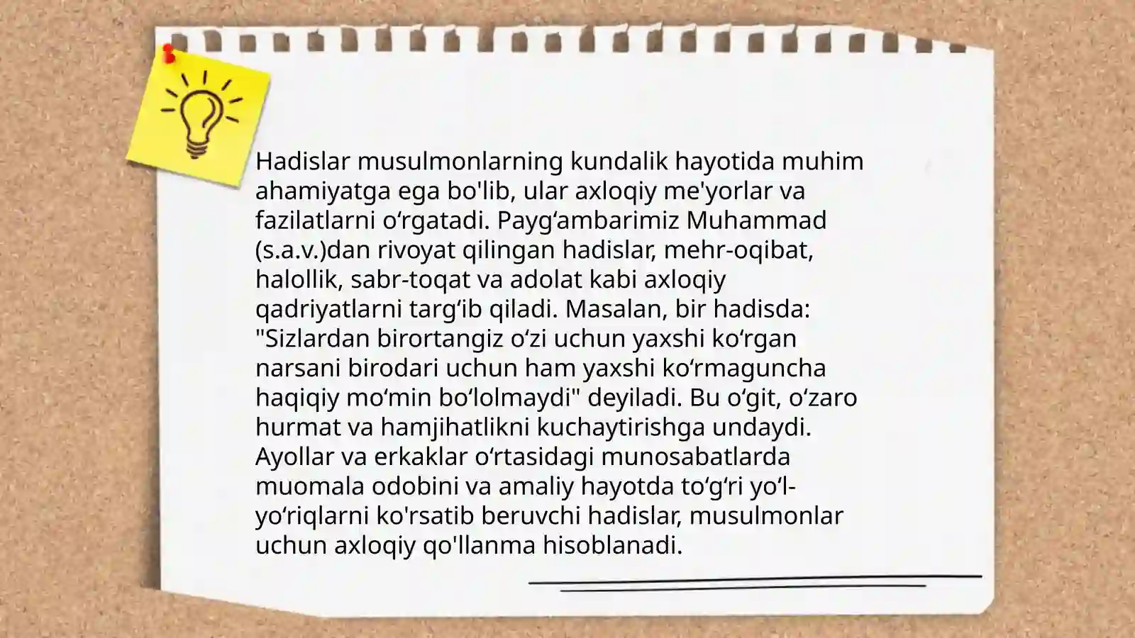 Hadislarning tarbiyaviy ahamiyati 4