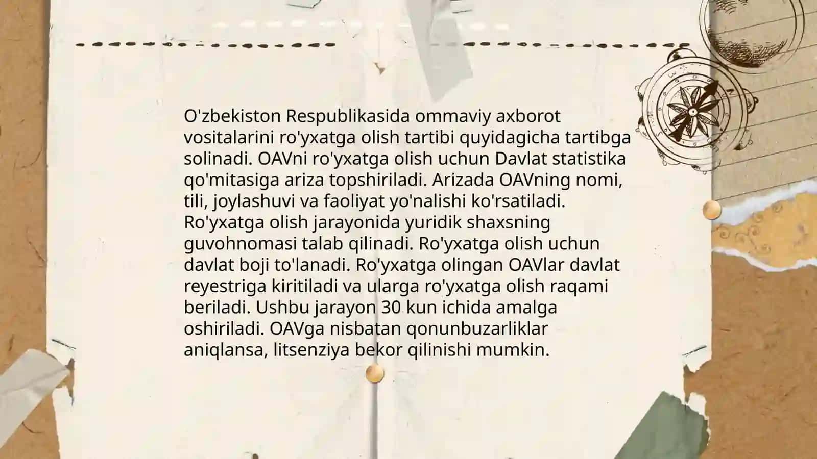 O'zbekiston Respublikasida ommaviy axborot vositalari 4