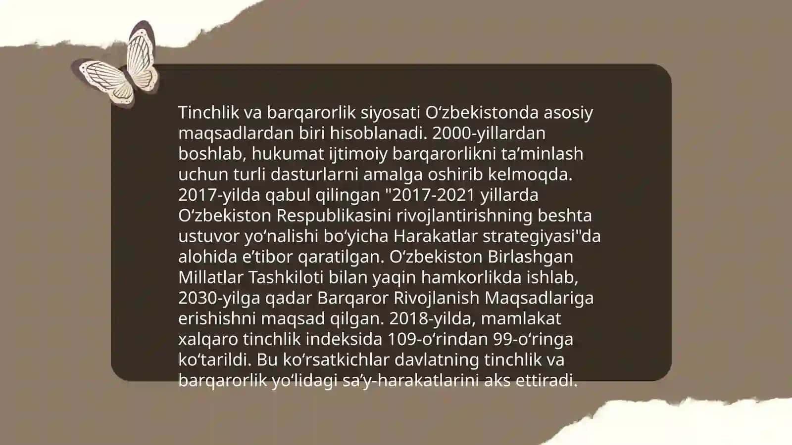 O'zbekistonning o'ziga xos istiqlol va taraqqiyot yoʻli 4