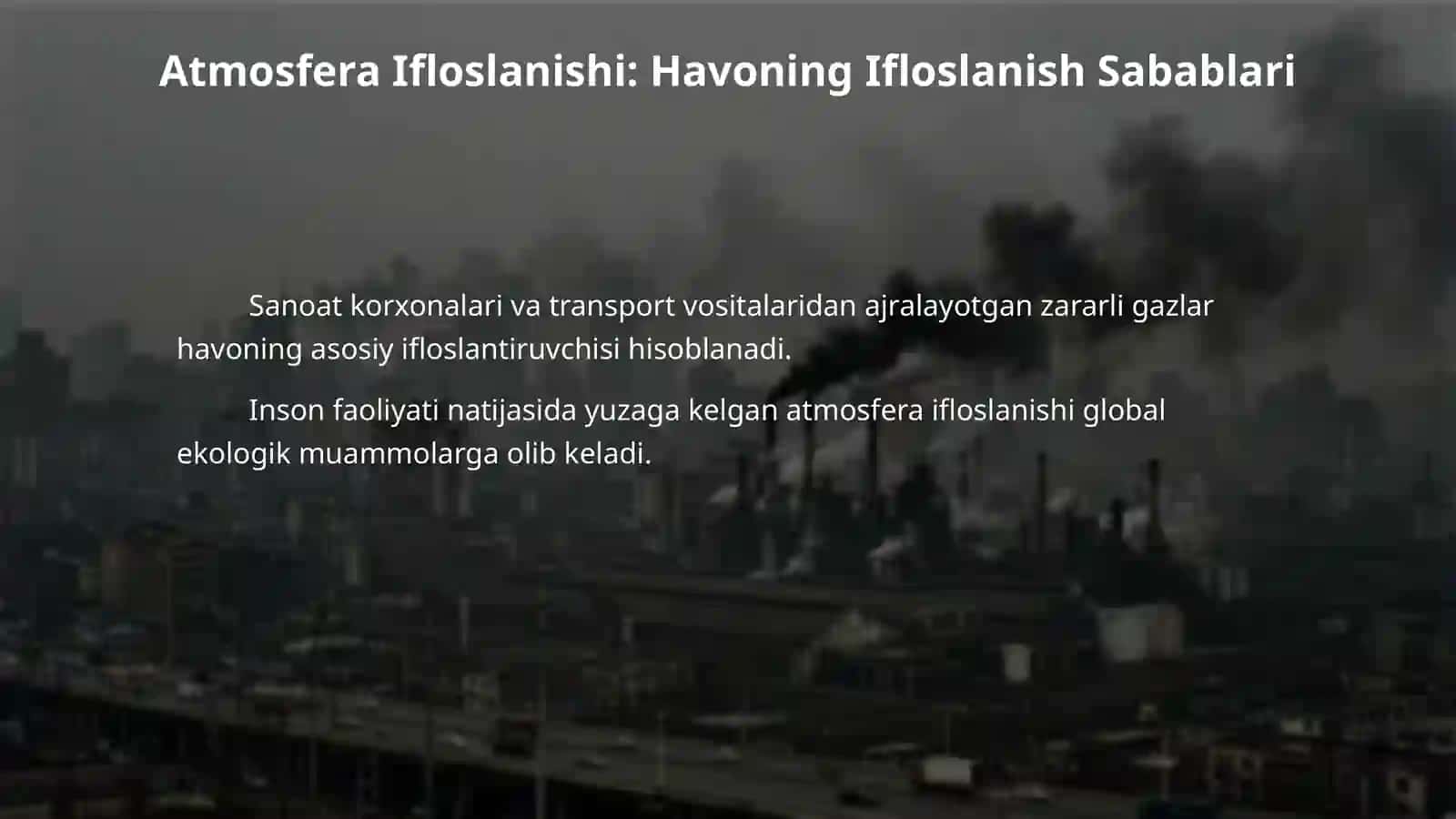 Dunyomizga nimalar xavf solmoqda mavzusida 3- sinf tarbiya darsi 4