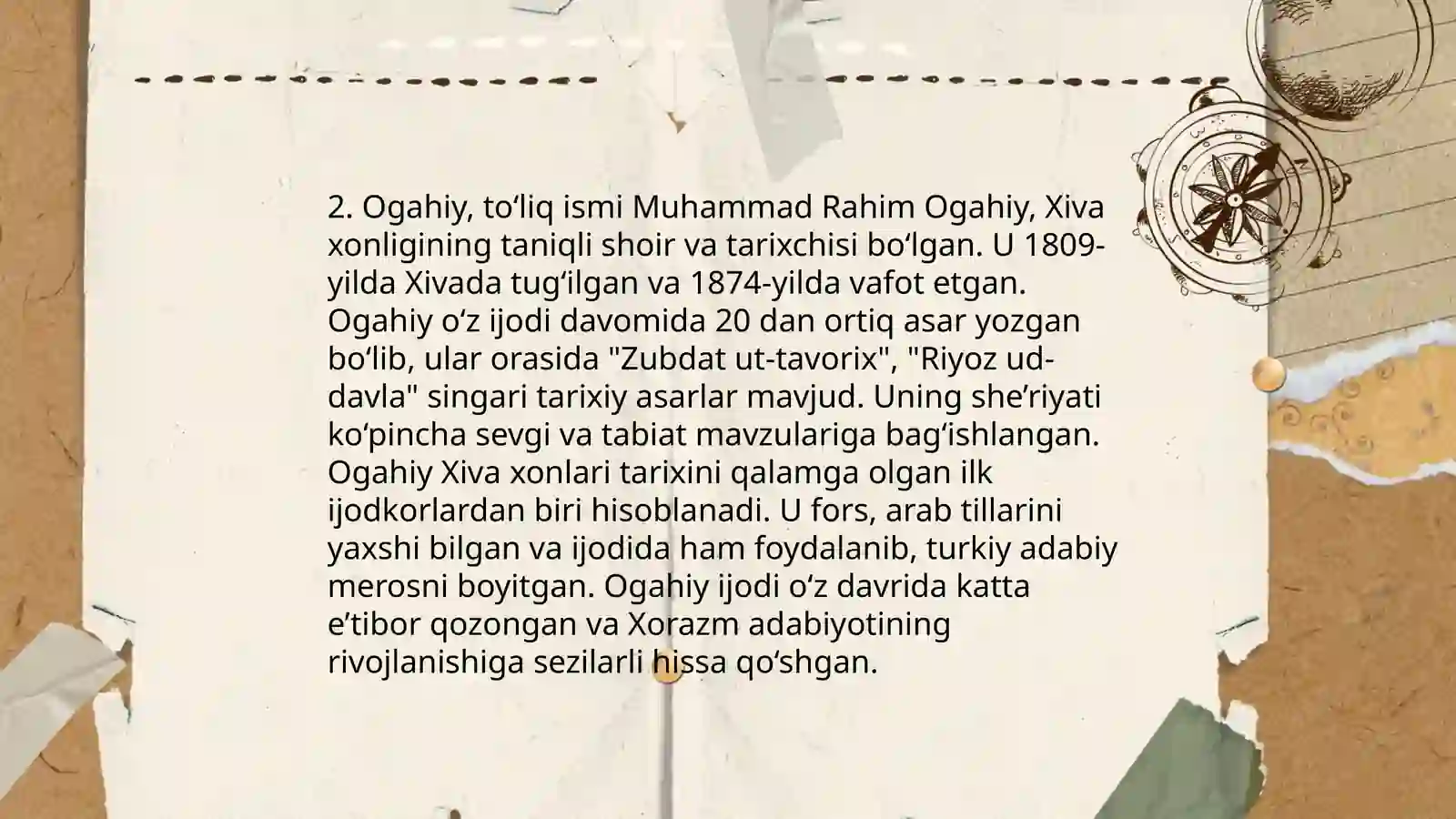 Ogahiy - tarixnavis 4