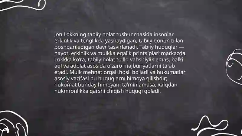 Jon Lokkning siyosiy falsafiy qarashlari 4