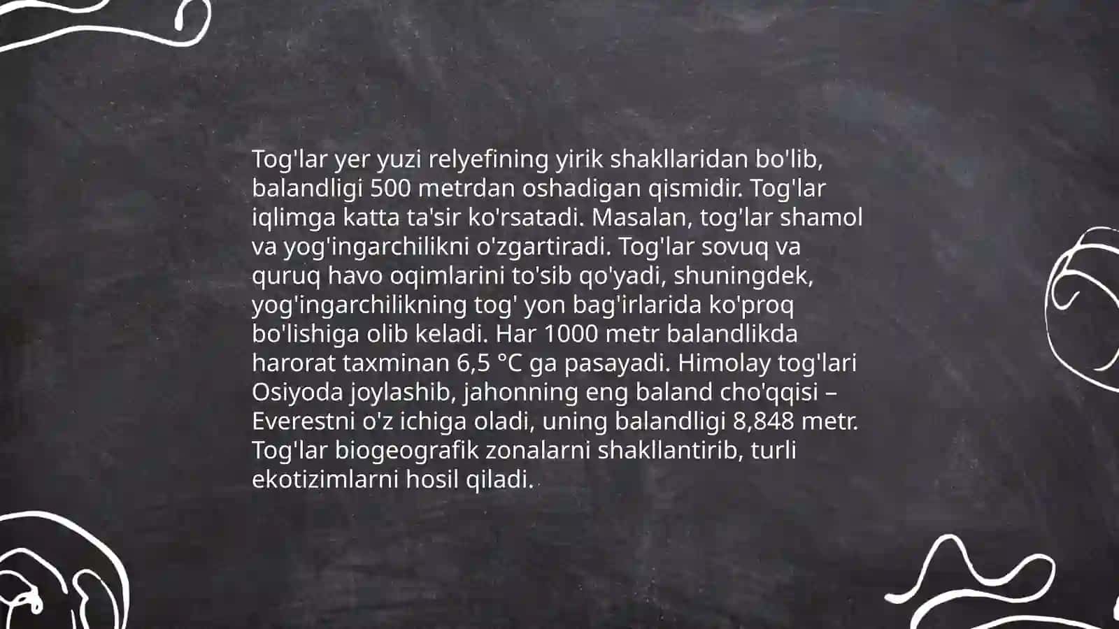 Geografik omillarning iqlimga ta'siri 4