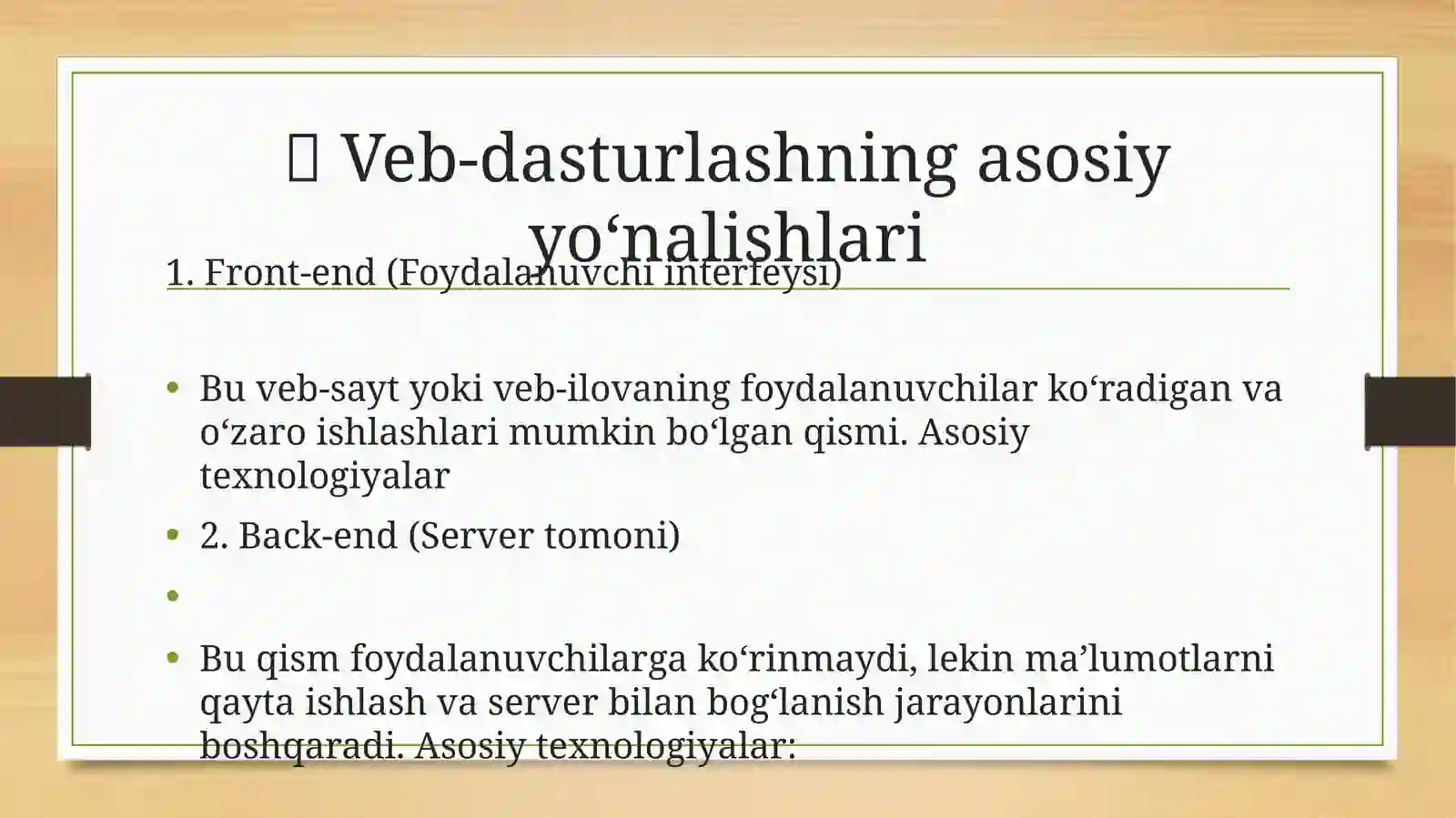 Veb dasturlash 4
