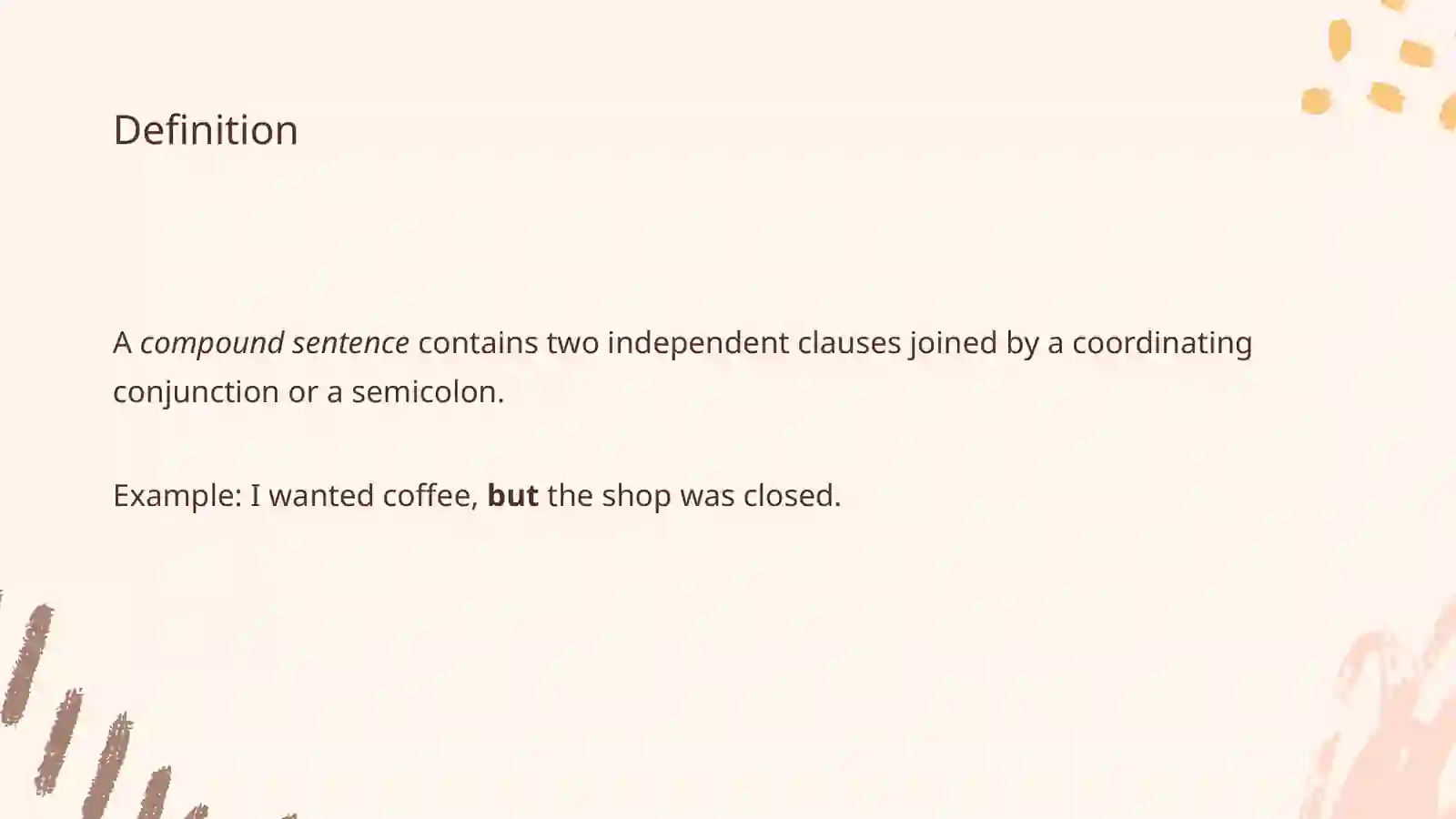Compound Sentences 4