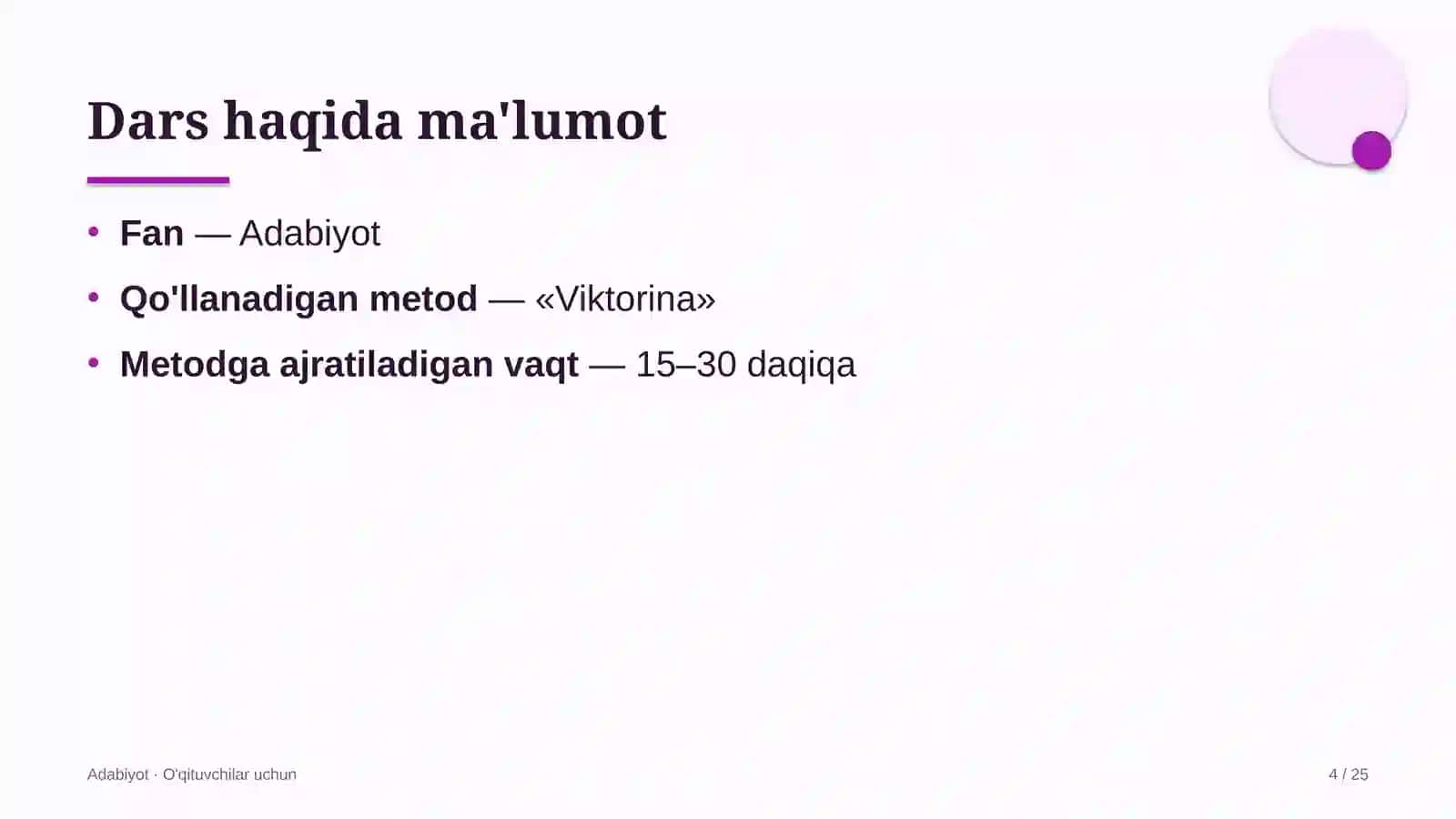 adabiyot darslarida viktorina metodidan foydalanish 9410 4