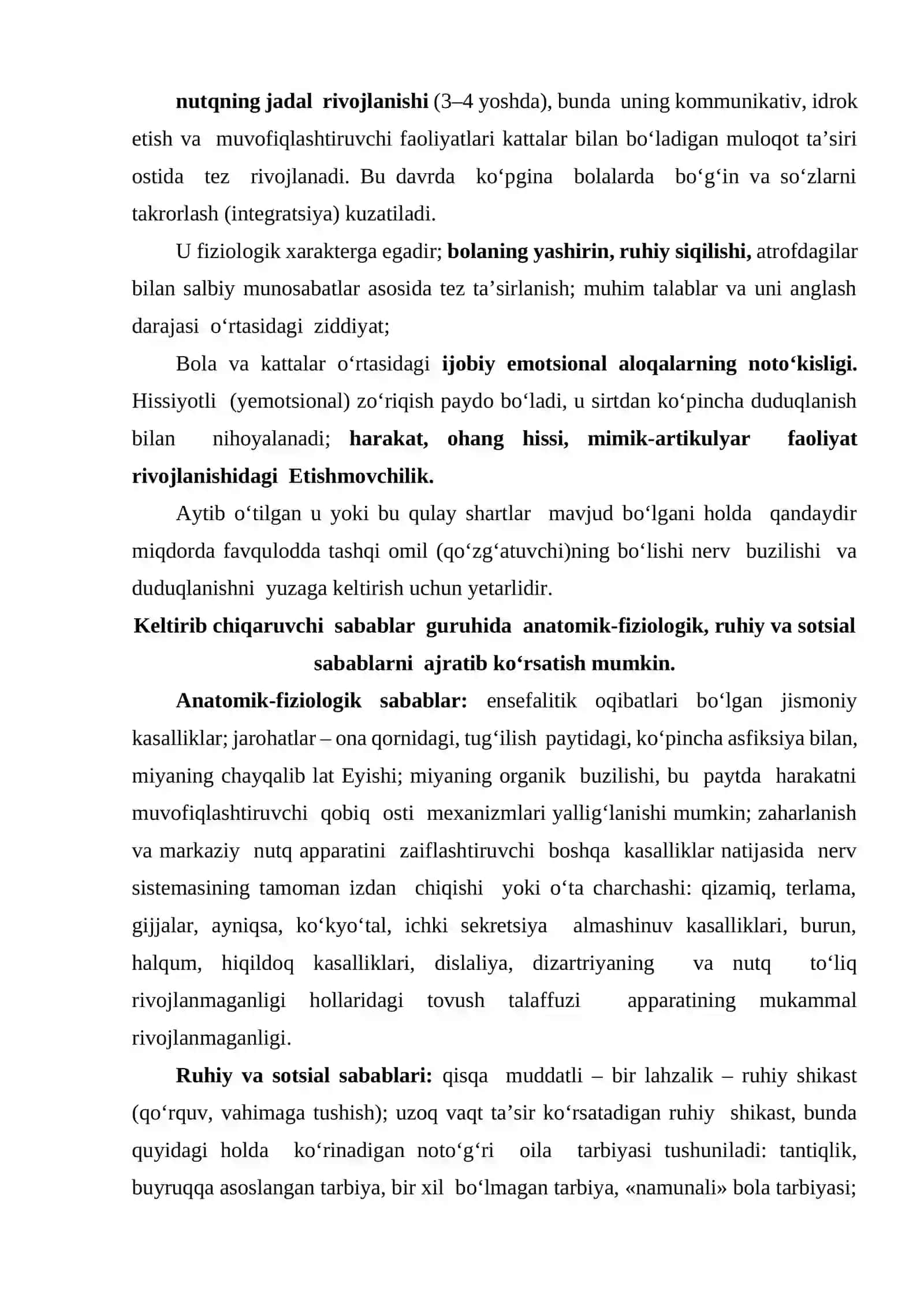 Duduqlanish nutq tezligi va ravonligini pay tortishishi bilan buzilishi 4