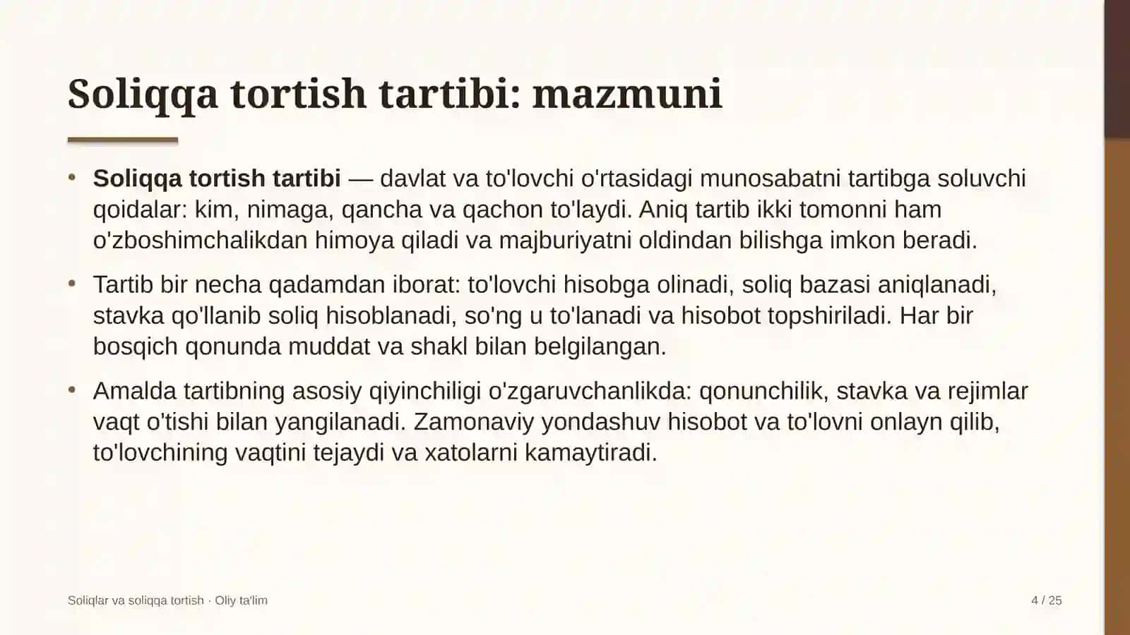 til o'rgatish markazlarida soliqqa tortish tartibi 7908 4