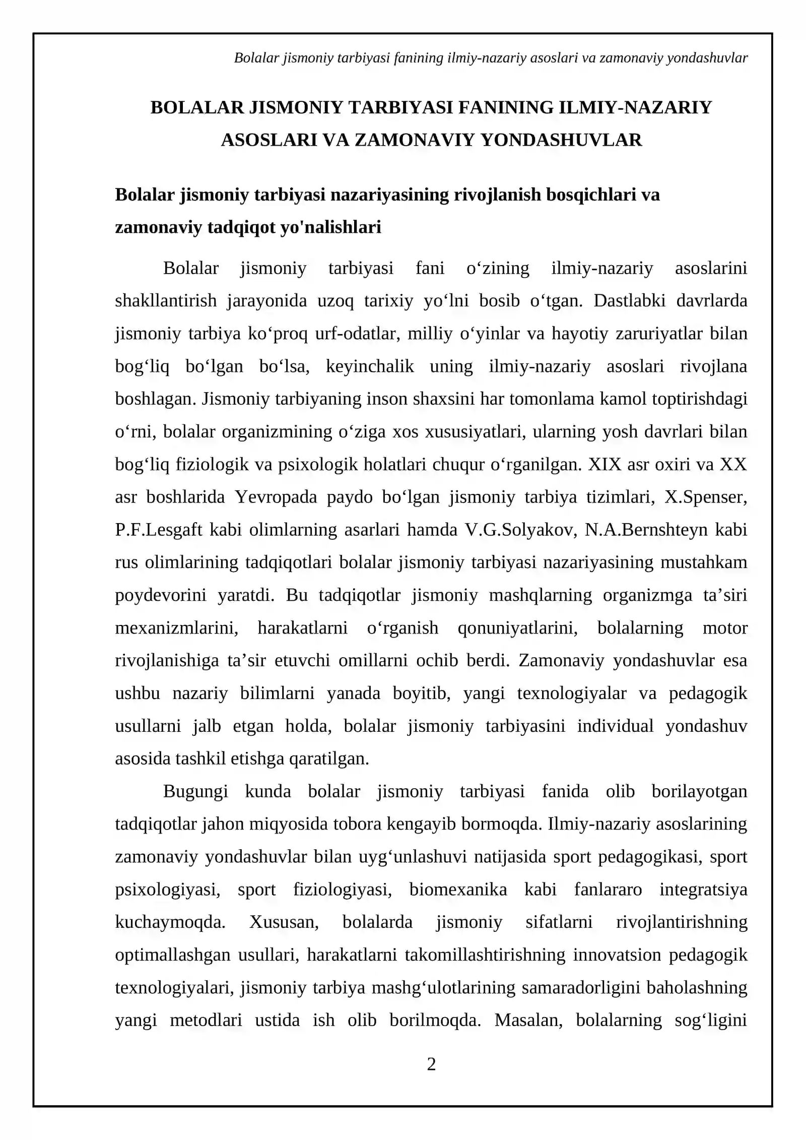 Bolalar jismoniy tarbiyasi fanining metodologik, ilmiy-nazariy, psixologik-pedagogik asoslari 4