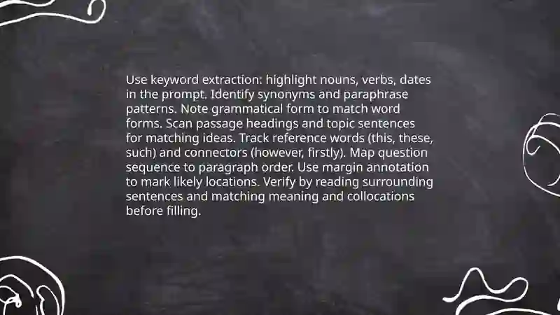 Analytical Task on Note Completion in IELTS Reading 4