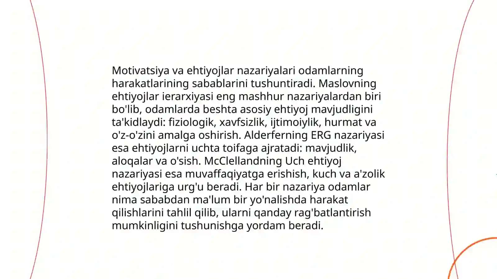 Chet el psixologiyasida shaxs nazariyalari 4