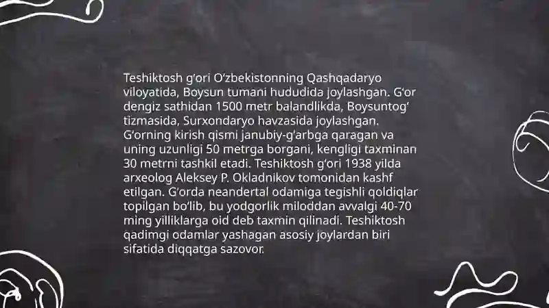 Teshiktosh yodgorligi 4