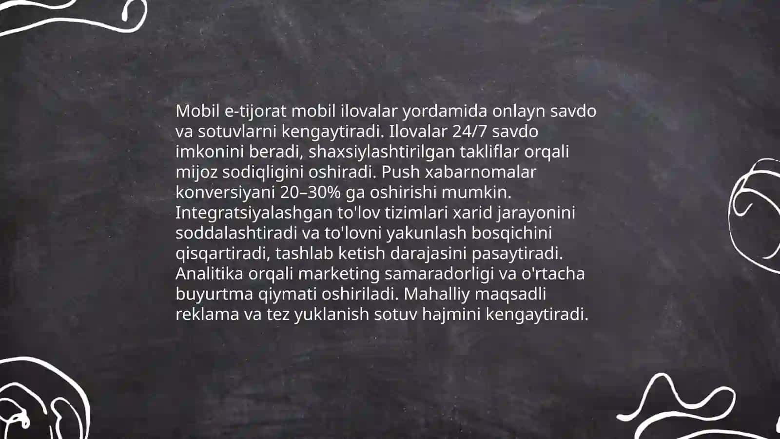 Biznes va tadbirkorlikni rivojlantirishda mobil ilovalarning ahamiyati 4