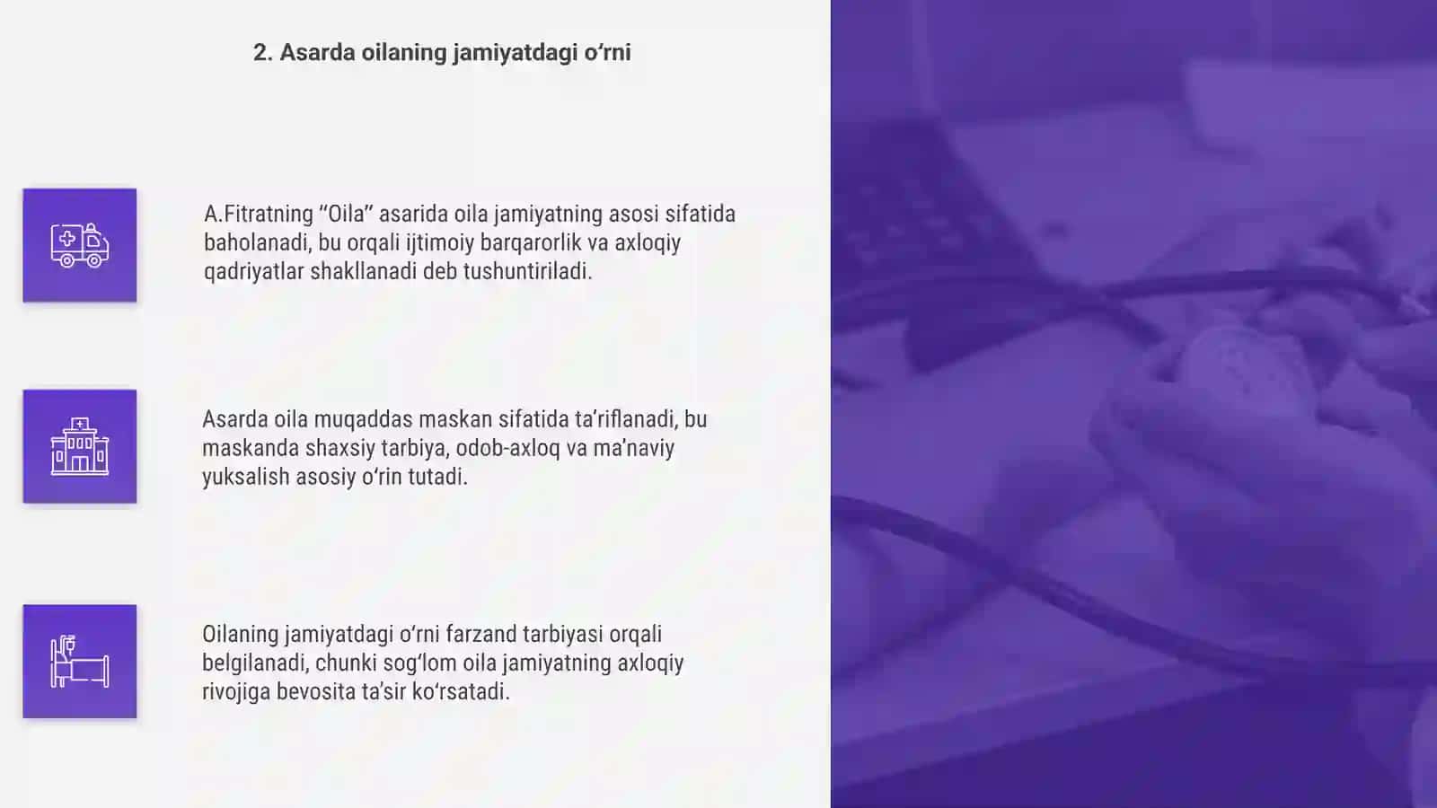 A.Fitratning “Oila asari”dagi oila qurish tartiblari vafarzand tarbiyasiga oid g’oyalar 4