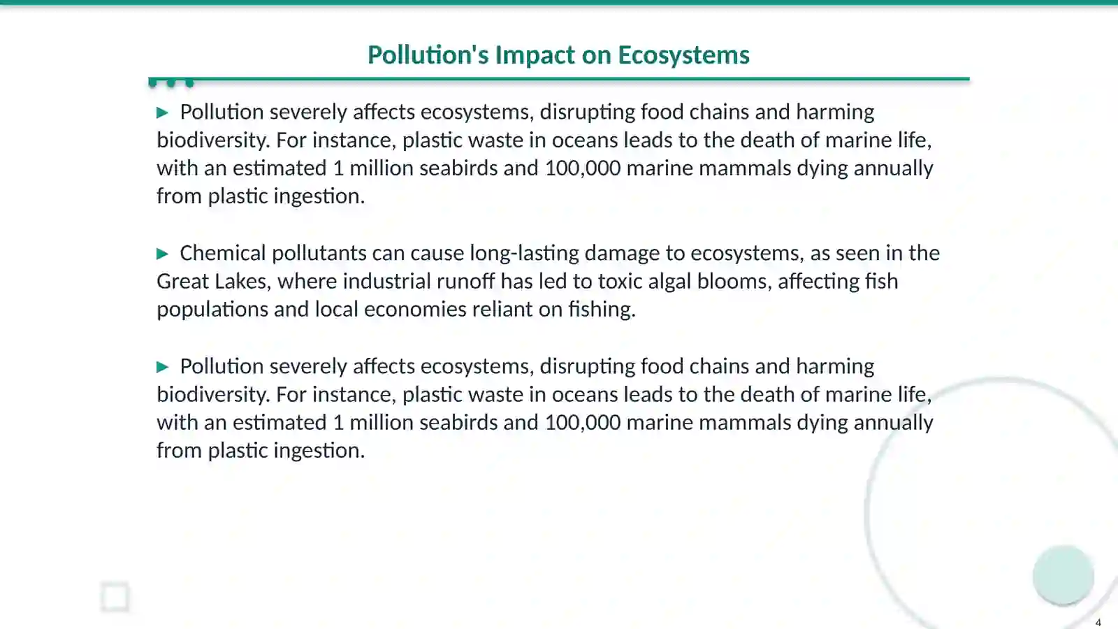 Environmental problem 4