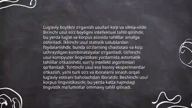 Tilning lug‘aviy sathi 4