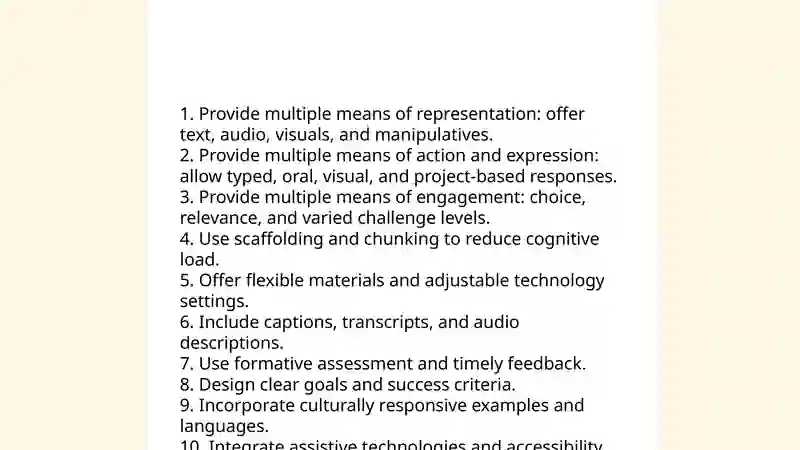Differentiated Instruction and Inclusive Teaching 4