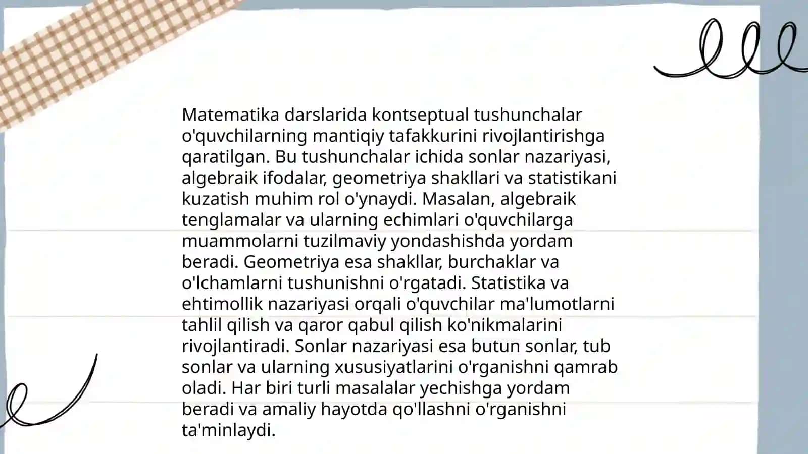 Boshlang‘ich sinflarda matematika darsligi ustida ijodiy ishlash, darslik tahlilini amalga oshirish metodikasi (4-sinf misolida) 4