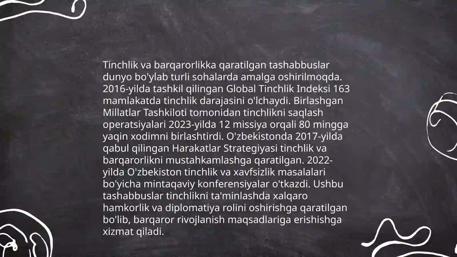 Oʻzbekistonning markaziy osiyoda tinchlik va barqarorlikni ta'minlashdagi o'rni 4
