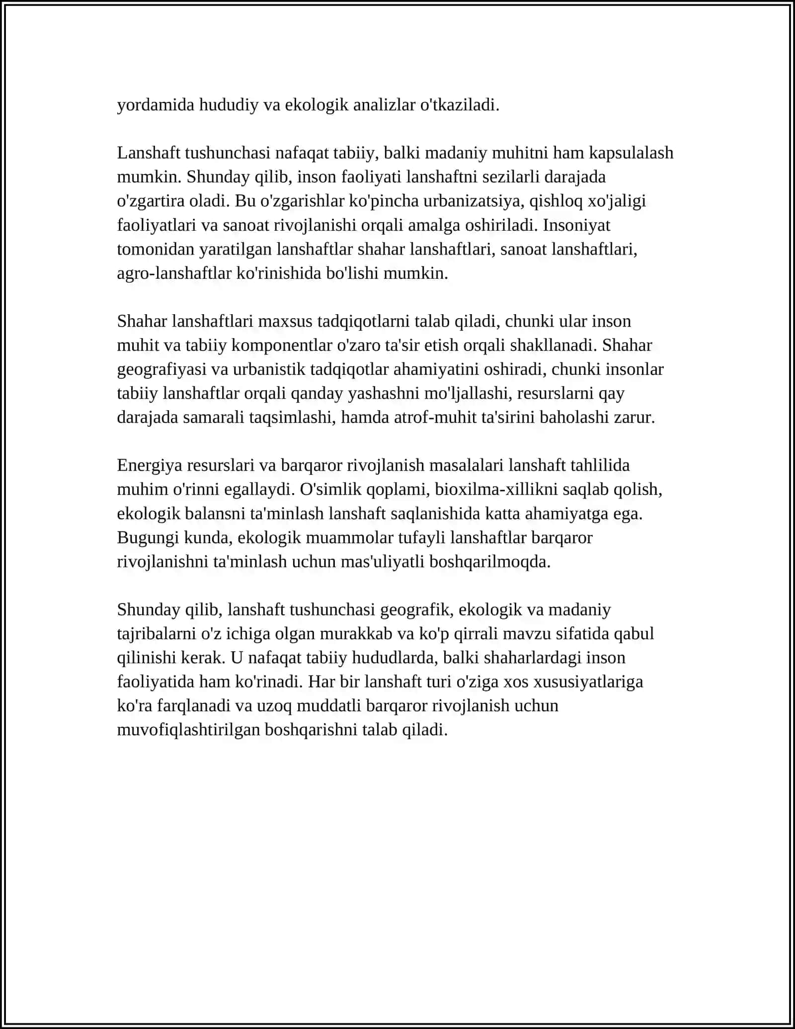 A. G. ISACHENKONING LANDSHAFTLARNI TASNIFLASH TAJRIBASI 4