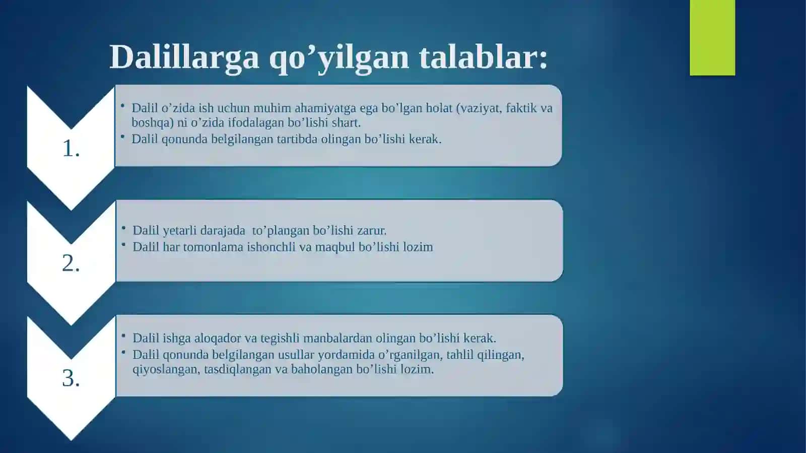 Dalillar va isbotlash 4