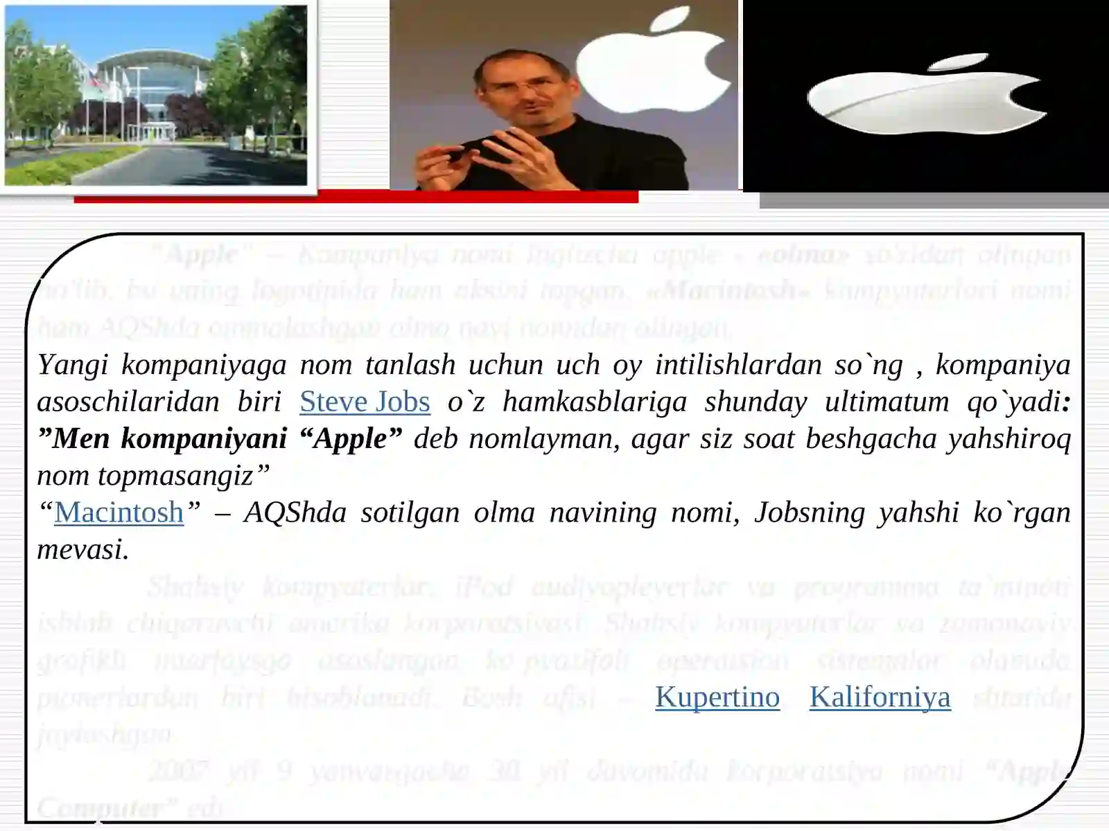 «APPLE»KOMPANIYASI 4