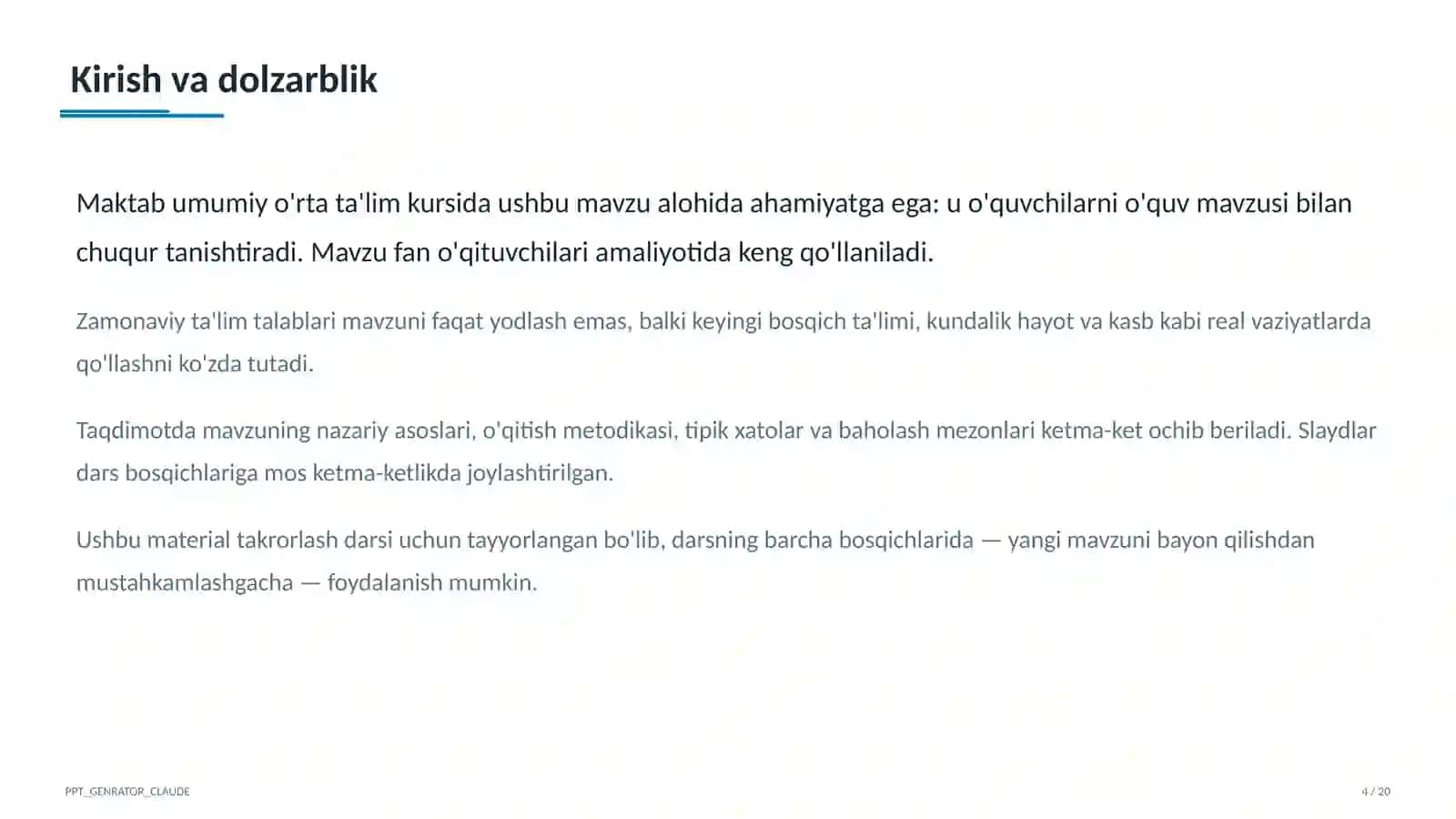 Moliyaviy savodxonlik maktabda 4