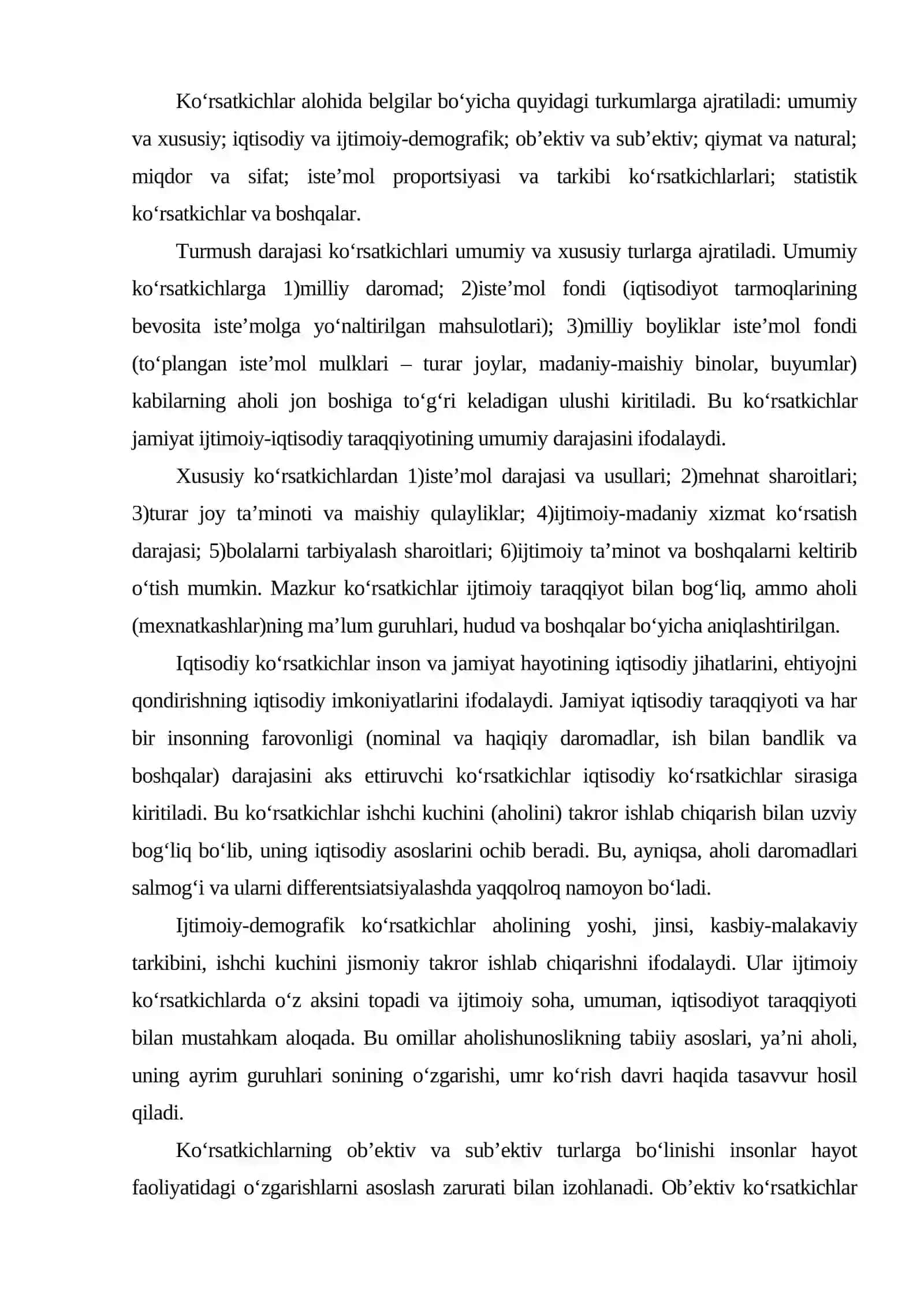 Aholining turmush darajasi va farovonligi 4