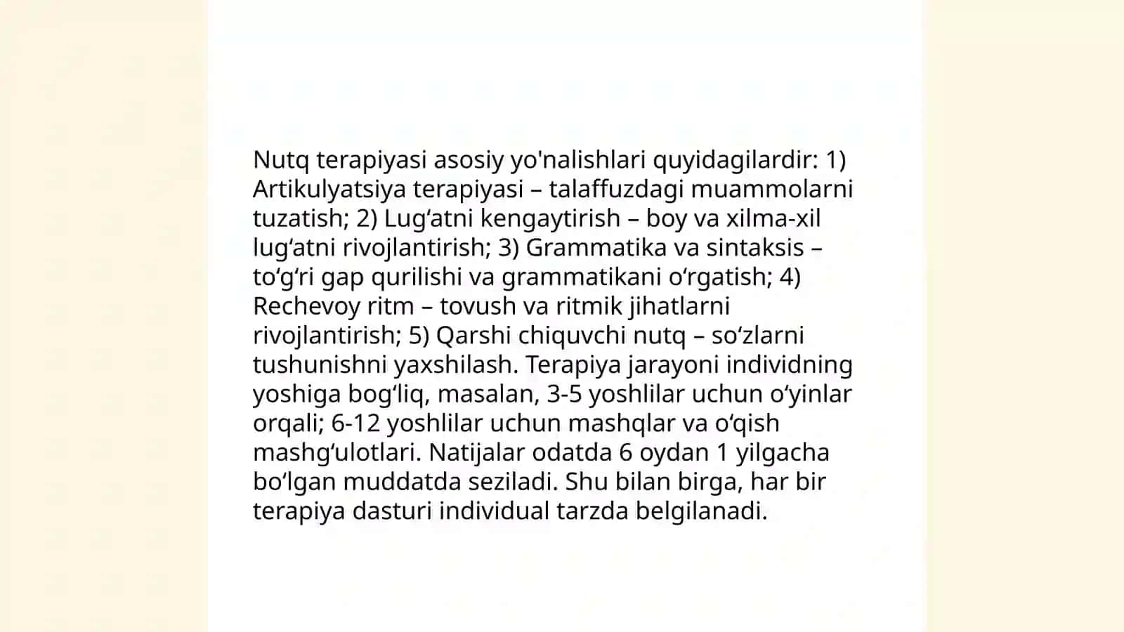 Nutq buzulishlarini payqab olish Va ularni tuzatish bartaraf etish metotdalri 4