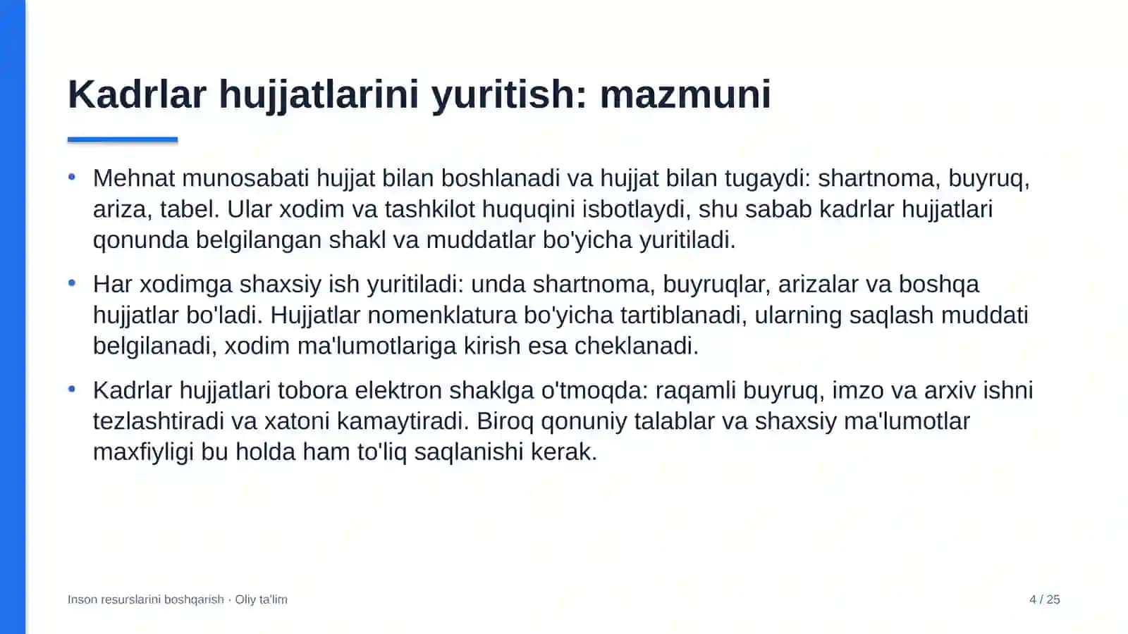 energiya saqlash tizimlarida kadrlar hujjatlarini yuritish 2478 4