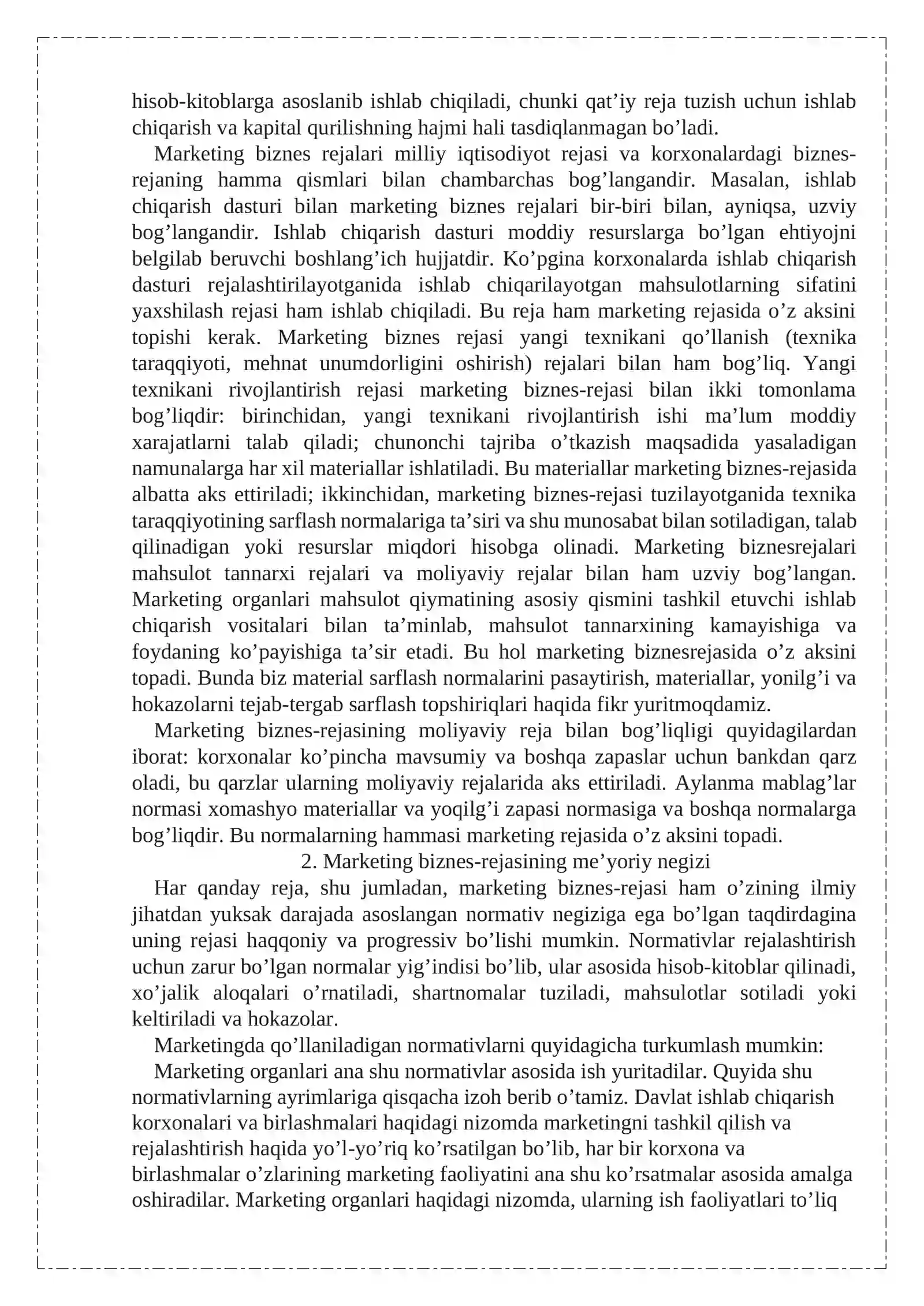 Marketing – biznes rejasi 4